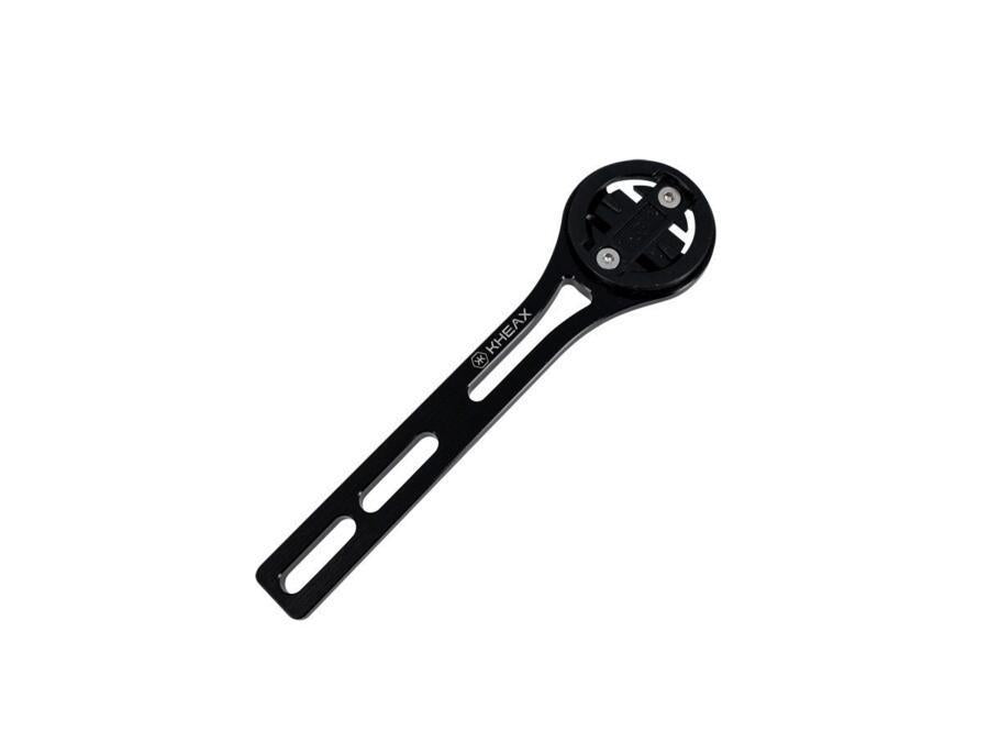 SUPPORT CINTRE INTEGRE KHEAX ALU NOIR COMPATIBLE GARMIN / BRYTON / WAHOO / IGPSPORT / GOPRO
